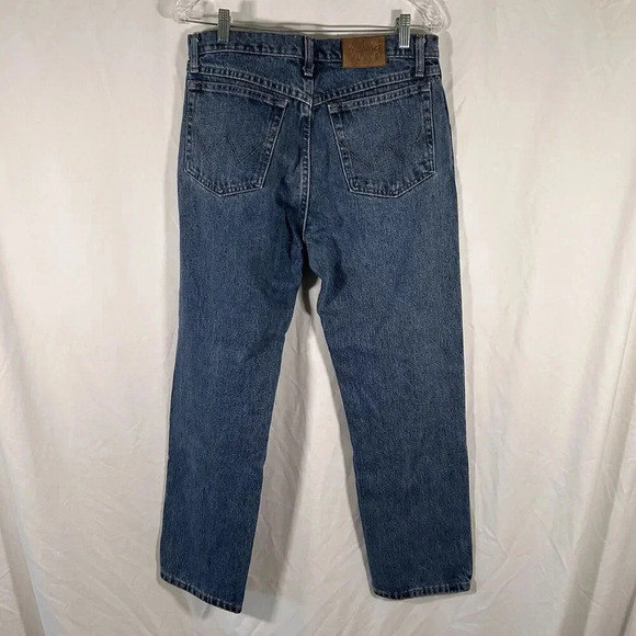 Wrangler Blues Jeans Men's 32 x 30 Medium Wash 5 Pockets 100% Cotton Work - Picture 6 of 9